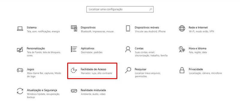 Áudio de um lado no Windows