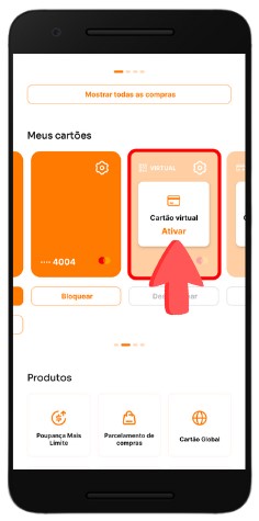 Como ativar Cartão Virtual Banco Inter