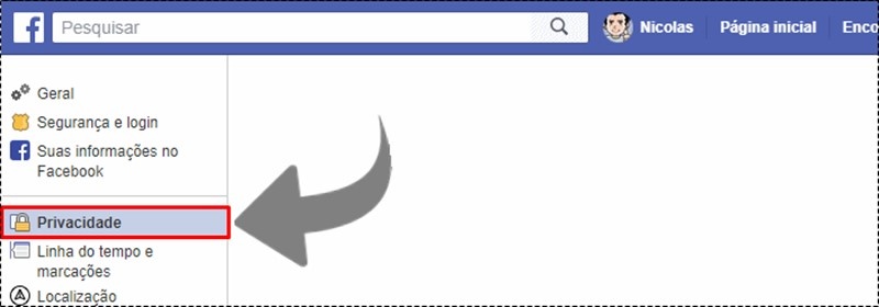 Como deixar apenas a opção seguir e tirar a opção de adicionar Facebook