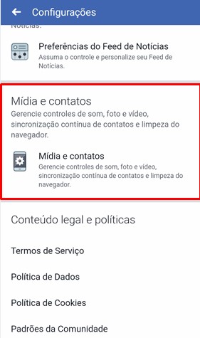 Como desativar vídeos no Facebook celular