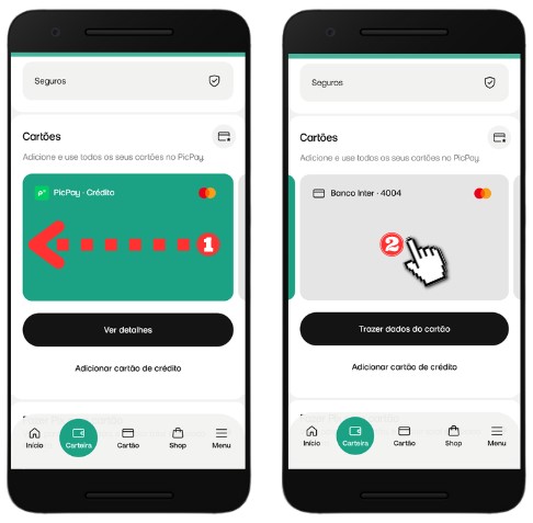 Como excluir cartão adicionado ao PicPay